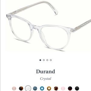 Warby Parker Durand narrow 500 Crystal